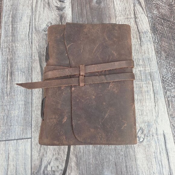 Jofelo Refillable Leather Bound Journal Handmade Writing Antique Vintage Diary - Picture 11 of 11